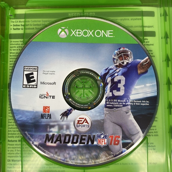 TESTED: XBOX ONE Madden 16 OBJ Cover - Picture 4 of 4